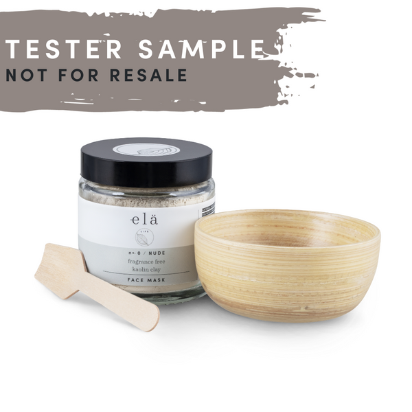 TESTER of Nude No 0 White Clay & Bamboo Bowl Set