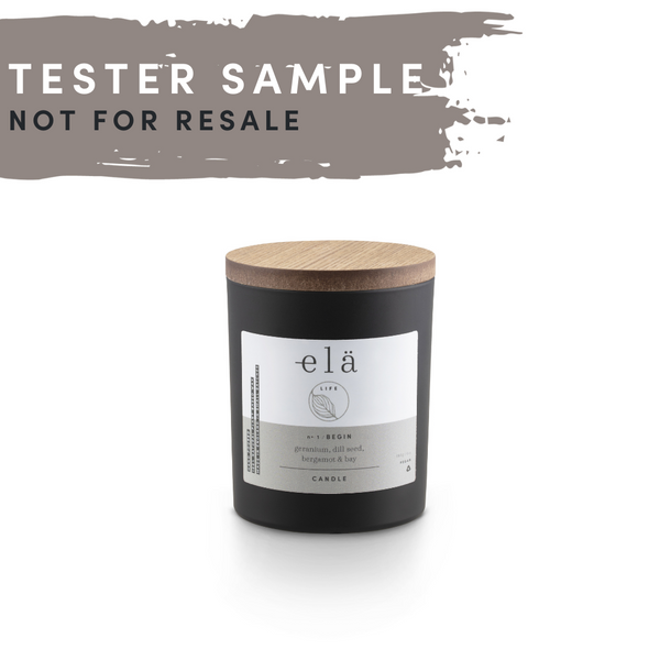 TESTER of Begin No 1 Candle