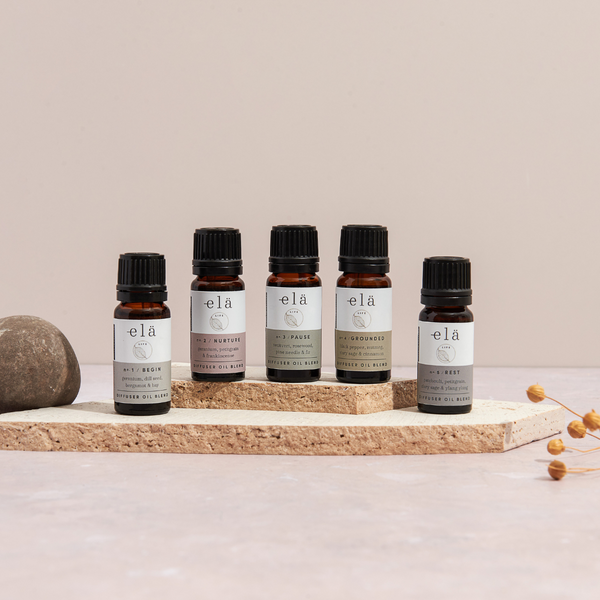 The Framework Of Our Range - Our Five Essential Oil Blends.