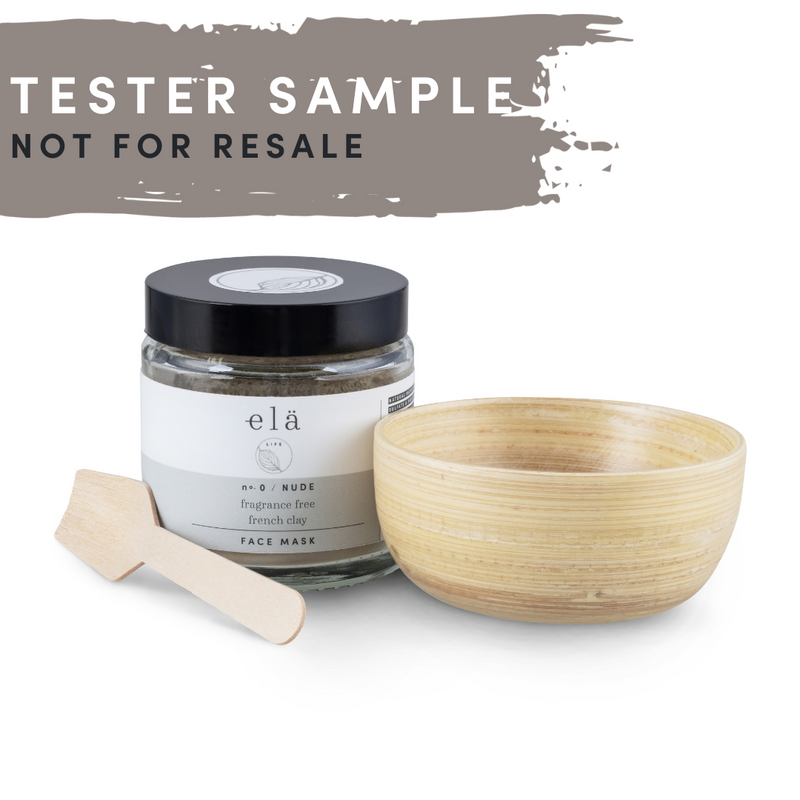 TESTER of Nude No 0 Green French Clay & Bamboo Bowl Set