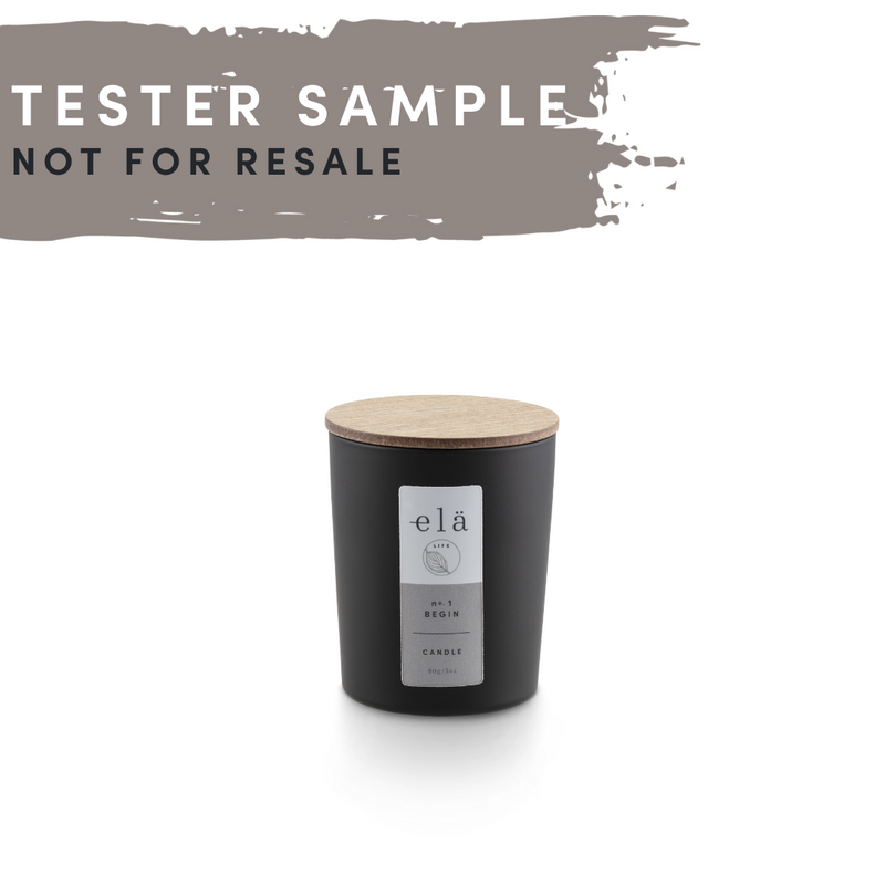 TESTER of Begin No 1 Votive Candle